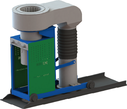 Mesin pengeluaran serat berongga poliester